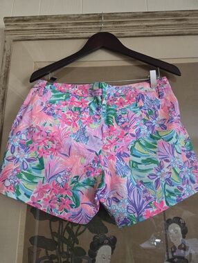 Lilly Pulitizer Disney Parks Minnie Mouse & Daisy Duck Callahan Shorts, Size 2